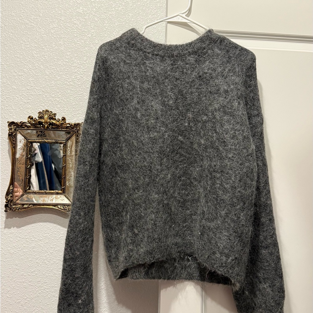 H&M Mohair Wool Gray Women's Sweater